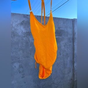 Time and Tru women’s yellow one piece bathing suit /XL